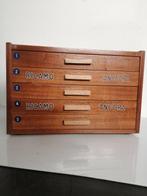 Kabinet - Cassettiera Mid-Century - Italië jaren 60 - Glas,