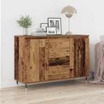 vidaXL Dressoir met Deuren & Lades Oud Hout 101,5x35x70 cm, Huis en Inrichting, Verzenden, Nieuw