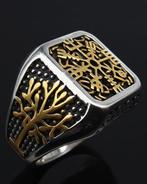 Ring met Viking Vegvisir: Geleiding & Heilige Bescherming -, Antiek en Kunst