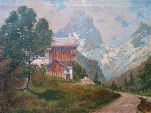 Oostenrijkse school (XX) - Im Karwendel, Antiek en Kunst, Kunst | Schilderijen | Klassiek