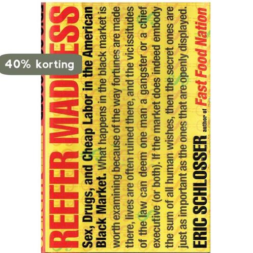Reefer Madness 9780618334667 Eric Schlosser, Boeken, Taal | Engels, Gelezen, Verzenden