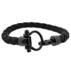 Omega Accessories; Sailing Bracelet; Black; Nylon; (L) 20 cm, Handtassen en Accessoires, Armbanden, Ophalen of Verzenden, Gebruikt