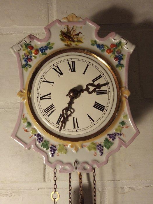 Zwarte Woud wandklok - Hout, Porselein, Emaille, Messing -, Antiek en Kunst, Antiek | Klokken