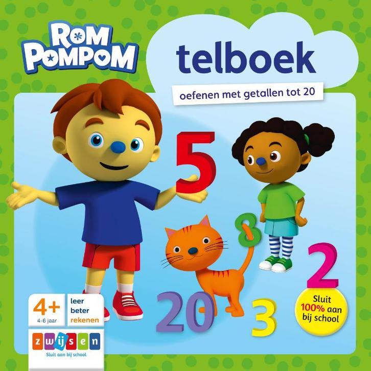 Telboek / Rompompom 9789048732609 Katrien van Schuylenbergh, Boeken, Kinderboeken | Baby's en Peuters, Gelezen, Verzenden