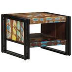 vidaXL Salontafel 50x50x38 cm massief gerecycled hout, Huis en Inrichting, Tafels | Salontafels, Verzenden, Nieuw
