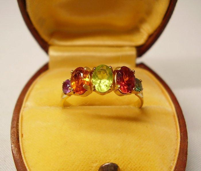 Zonder minimumprijs - Ring - 8 karaat Geel goud - 2.00ct., Bijoux, Sacs & Beauté, Bagues