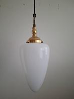 Plafondlamp - Glas, Koper - Peervormige hanglamp, Antiek en Kunst