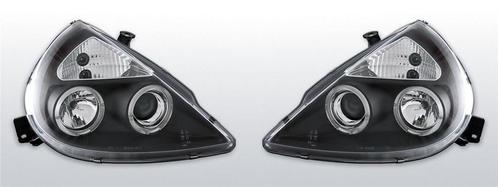 Carnamics Koplampen | Ford Ka 97-08 3-d | Angel Eyes zwart, Auto-onderdelen, Verlichting, Nieuw, Verzenden