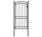 Tuinpoort Zwart 100x200cm | Retour Deal | Koopje, Tuin en Terras, Tuinhekken en Hekwerk, Met poort, Verzenden, Nieuw, Tuinhek