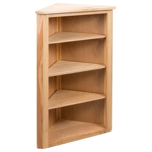 vidaXL Hoekkast 59x36x100 cm massief eikenhout, Huis en Inrichting, Kasten | Overige, Nieuw, Verzenden