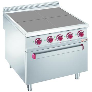Fornuis | Elektrisch | 4 Verlaagde Kookplaten | 4x 2.6kW |, Verzenden