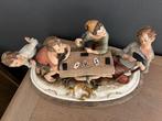 Capodimonte, Bruno Merli - Beeldje - Kaarters die vals