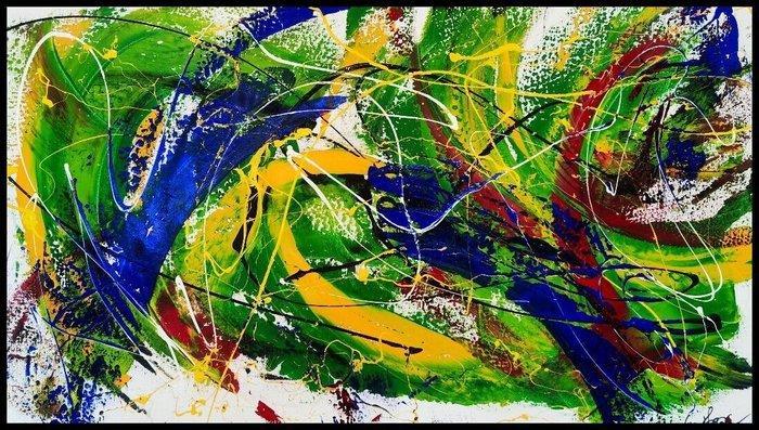 Luc Mora - Le cercle vert - XXXL, Antiek en Kunst, Kunst | Designobjecten