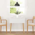 vidaXL Eettafel massief hout naturel rubber, Huis en Inrichting, Verzenden, Nieuw