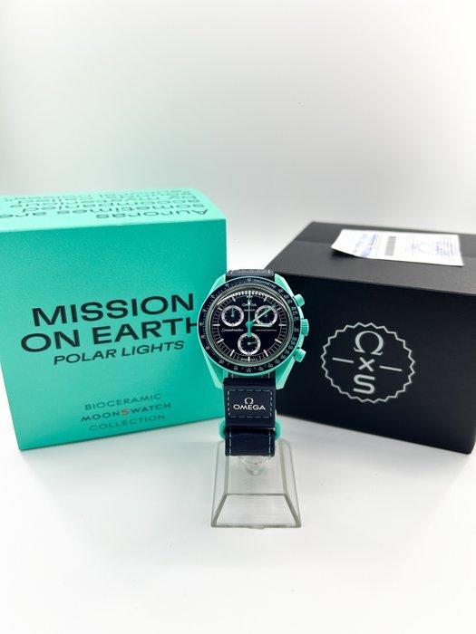 Omega x Swatch - MoonSwatch “Mission on Earth – Polar, Handtassen en Accessoires, Horloges | Heren