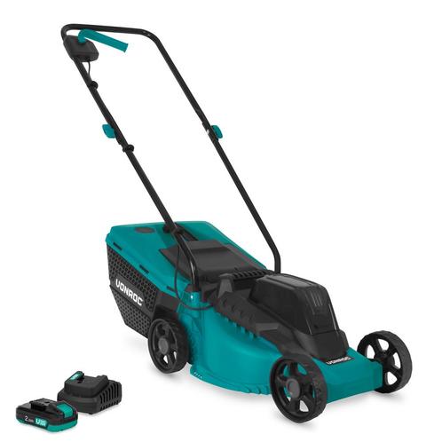 Accu Grasmaaier 20V – Brushless - 32 cm | Incl. 2.0Ah Accu, Tuin en Terras, Grasmaaiers, Nieuw, Verzenden