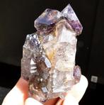 amethist Zeldzaam scepterkristal!- 126 g, Verzamelen, Mineralen en Fossielen