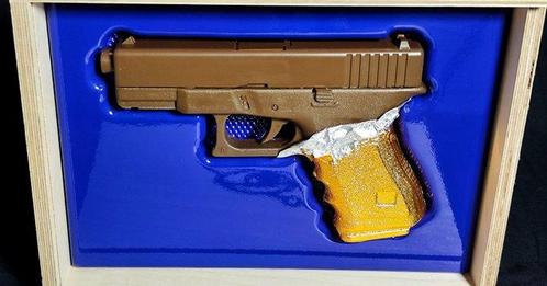 Imbue (1988) - Glock Chocolate, Antiek en Kunst, Kunst | Designobjecten