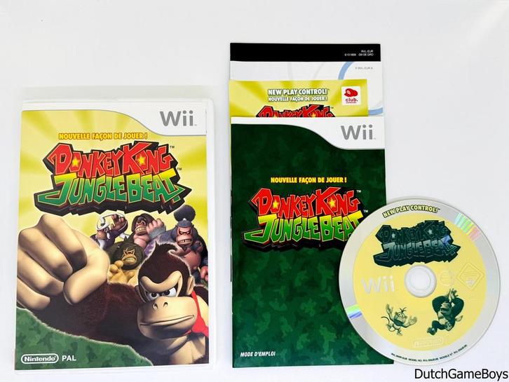 Nintendo Wii -  Donkey Kong - Jungle Beat - FRA, Games en Spelcomputers, Games | Nintendo Wii, Gebruikt, Verzenden