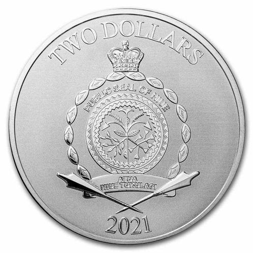 Niue. 2 Dollars 2021 1 oz $2 NZD Niue Star Wars The, Postzegels en Munten, Edelmetalen en Baren