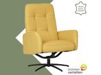 Leren draaifauteuil Pulse, Huis en Inrichting, Fauteuils, Bohemian, Industrieel, Modern, Scandinavisch, Nieuw, Ophalen of Verzenden