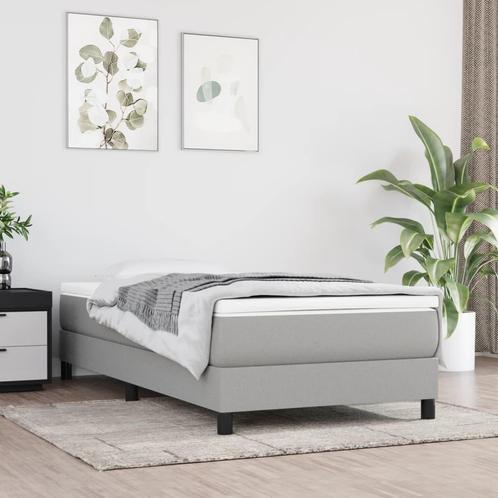 vidaXL Pocketveringmatras 120x190x20 cm stof lichtgrijs, Huis en Inrichting, Slaapkamer | Matrassen en Bedbodems, Nieuw, Verzenden