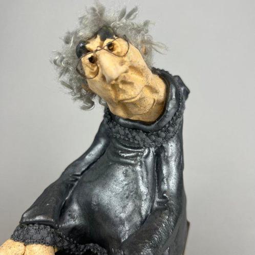 Anna Em - sculptuur, My lovely Grandfather- Angel- hand made, Antiek en Kunst, Curiosa en Brocante