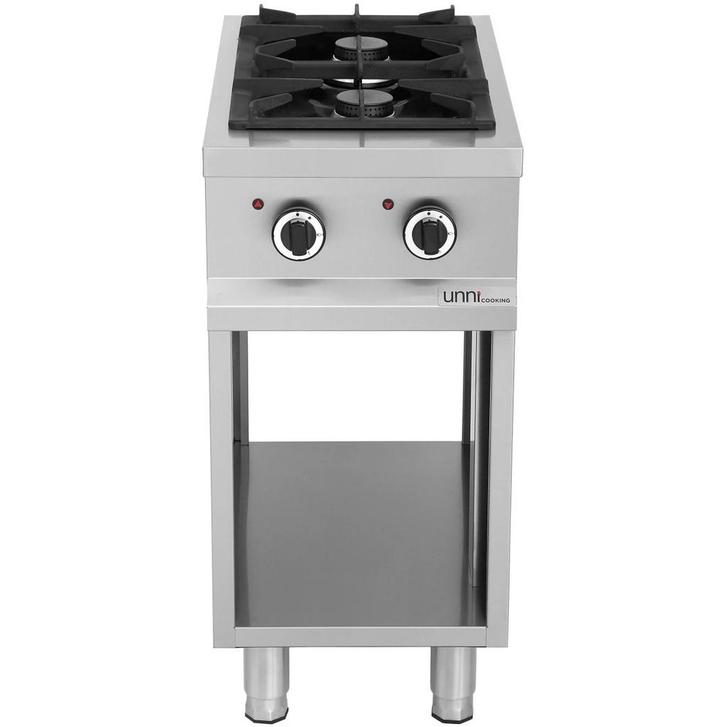 Gasfornuis | Open Onderstel | 2 Kookpunten (2x 6.5kW) |, Zakelijke goederen, Horeca | Keukenapparatuur, Nieuw in verpakking, Verzenden