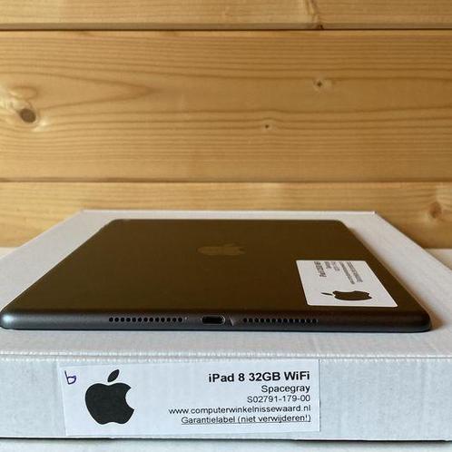 Apple iPad 2020 zwart 32GB 10.2 WiFi (4G) + garantie, Computers en Software, Apple iPads, Nieuw, Ophalen of Verzenden