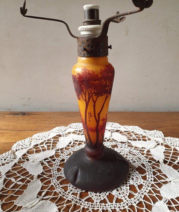 Daum, Nancy - Lampenstandaard - Smeedijzer - Art Nouveau, Antiek en Kunst, Antiek | Glaswerk en Kristal