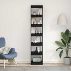 vidaXL Boekenkast Zwart eiken 40 x 30 x 198 cm Bewerkt hout, Huis en Inrichting, Verzenden, Nieuw