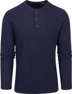 Superdry Waffle T-Shirt Navy maat Maat 52/54 (L) Heren, Verzenden
