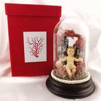 Kerststal - Hout, Glas, Aardewerk - Italiaanse ambacht