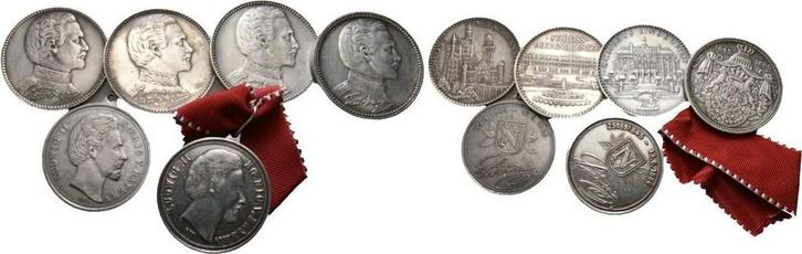 Bayern Ludwig Ii 1864-1886 (MuntenenBankbiljetten-Penningen), Postzegels en Munten, Penningen en Medailles, Verzenden