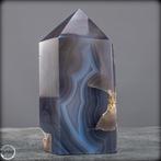 Achat-obelisk met druse en chalcedoon – kracht, structuur en, Antiek en Kunst