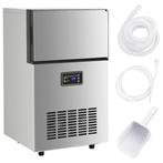 vidaXL IJsblokjesmachine 45 kg / 24 u zilverkleurig, Elektronische apparatuur, Verzenden, Nieuw