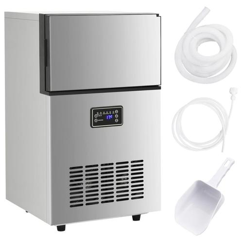 vidaXL IJsblokjesmachine 45 kg / 24 u zilverkleurig, Elektronische apparatuur, Overige elektronische apparatuur, Nieuw, Verzenden