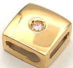 Zonder Minimumprijs - Hanger - 18 karaat Geel goud Diamant, Handtassen en Accessoires