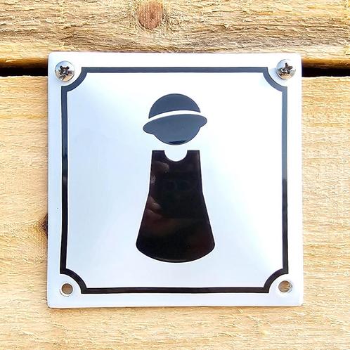 Emaille toiletbord Dames, Verzamelen, Merken en Reclamevoorwerpen, Verzenden