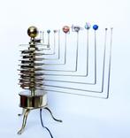 Planétarium, Orrery du système solaire - Laiton, acier avec, Antiek en Kunst
