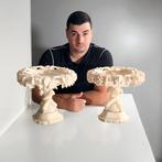 Vaas (2) - Albast - paar vazen