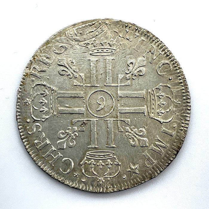 Frankrijk. Louis XIV (1643-1715). Écu aux huit L, Rennes, Postzegels en Munten, Munten | Europa | Euromunten