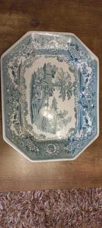 Plateau - Céramique - Ttavessa Octogonale F.L.S., Antiek en Kunst, Antiek | Glaswerk en Kristal