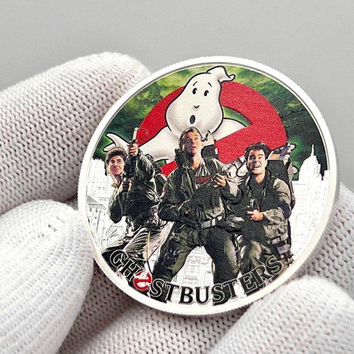 Tuvalu. 1 Dollar 2017 – Ghostbusters – Crew – 1 oz Silver, Postzegels en Munten, Munten | Europa | Niet-Euromunten