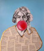 Cochis Art - Grazia Deledda – Bubble Girl, Antiek en Kunst, Kunst | Schilderijen | Modern