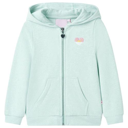 Kindervest Lichtmint 128 | Retour Deal | Kapvest Meisje/J..., Kinderen en Baby's, Kinderkleding | Maat 104, Trui of Vest, Jongen of Meisje