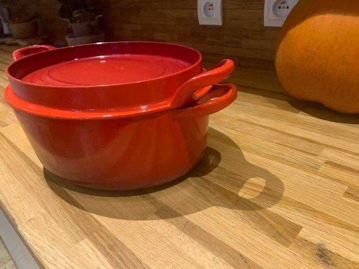 Le Creuset - Braadpan - Cocotte ovale - Gietijzer, Antiquités & Art, Antiquités | Ustensiles de cuisine