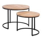 2dekans | Multifurn Bijzettafel Mango Hout 45x45x45 cm –, Huis en Inrichting, Tafels | Salontafels, Ophalen of Verzenden, Nieuw
