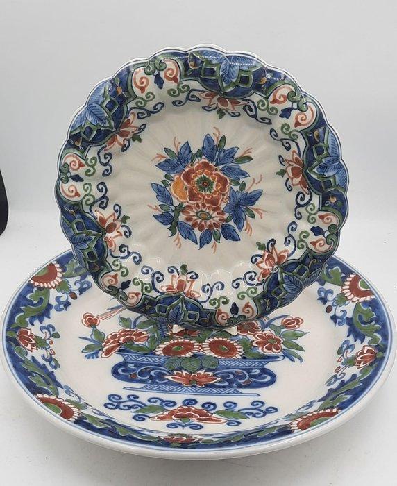 Tichelaar Makkum - Assiette murale (2) - Faïence, Antiek en Kunst, Antiek | Glaswerk en Kristal