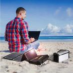 Solar Oplader met 9 Zonnepanelen 60W voor Laptops -2, Télécoms, Verzenden